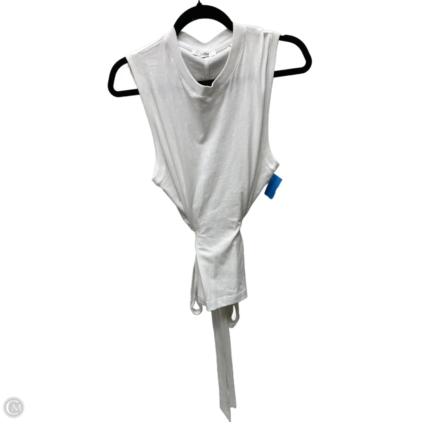 Top Sleeveless By Vince In White, Size: L