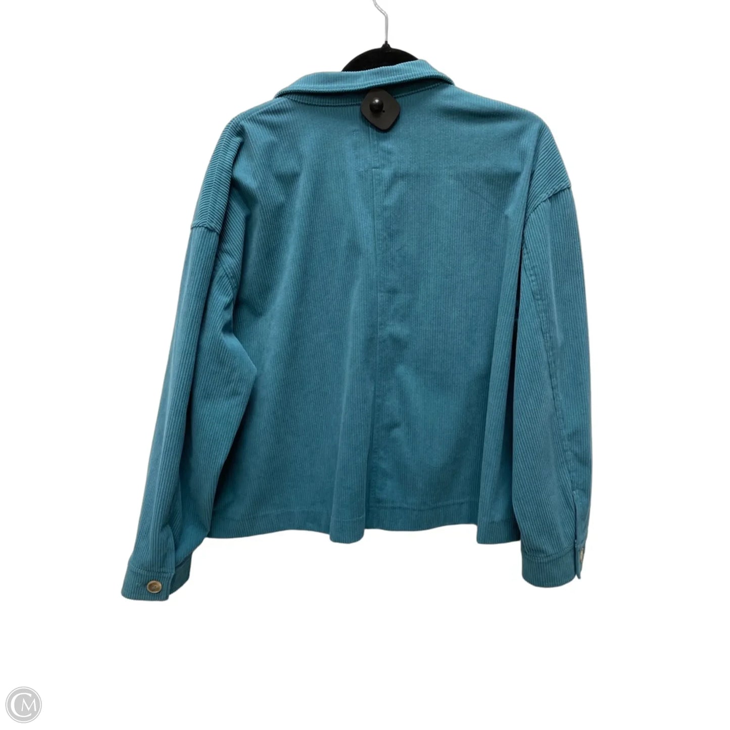 Jacket Shirt By Avec Les Filles In Teal, Size: Xl