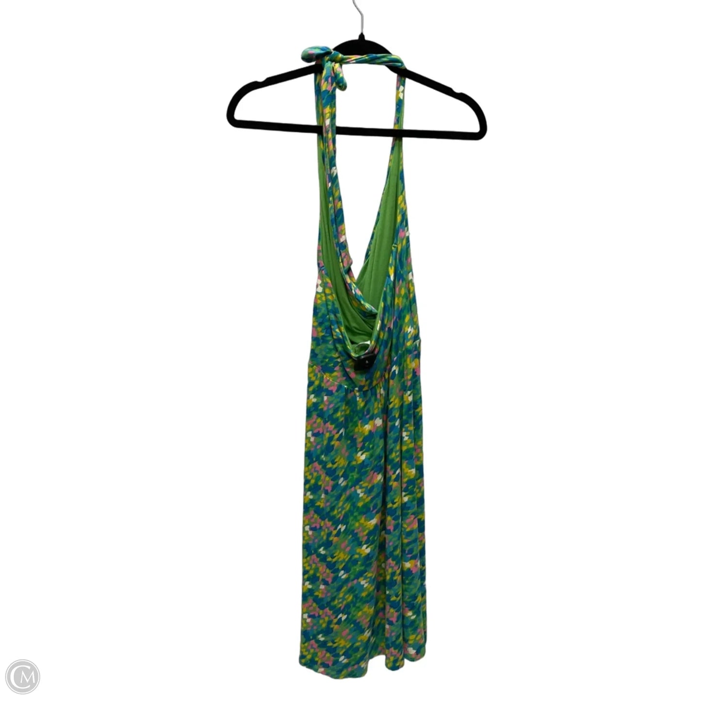 Dress Casual Short By Boden In Green & Pink, Size: S