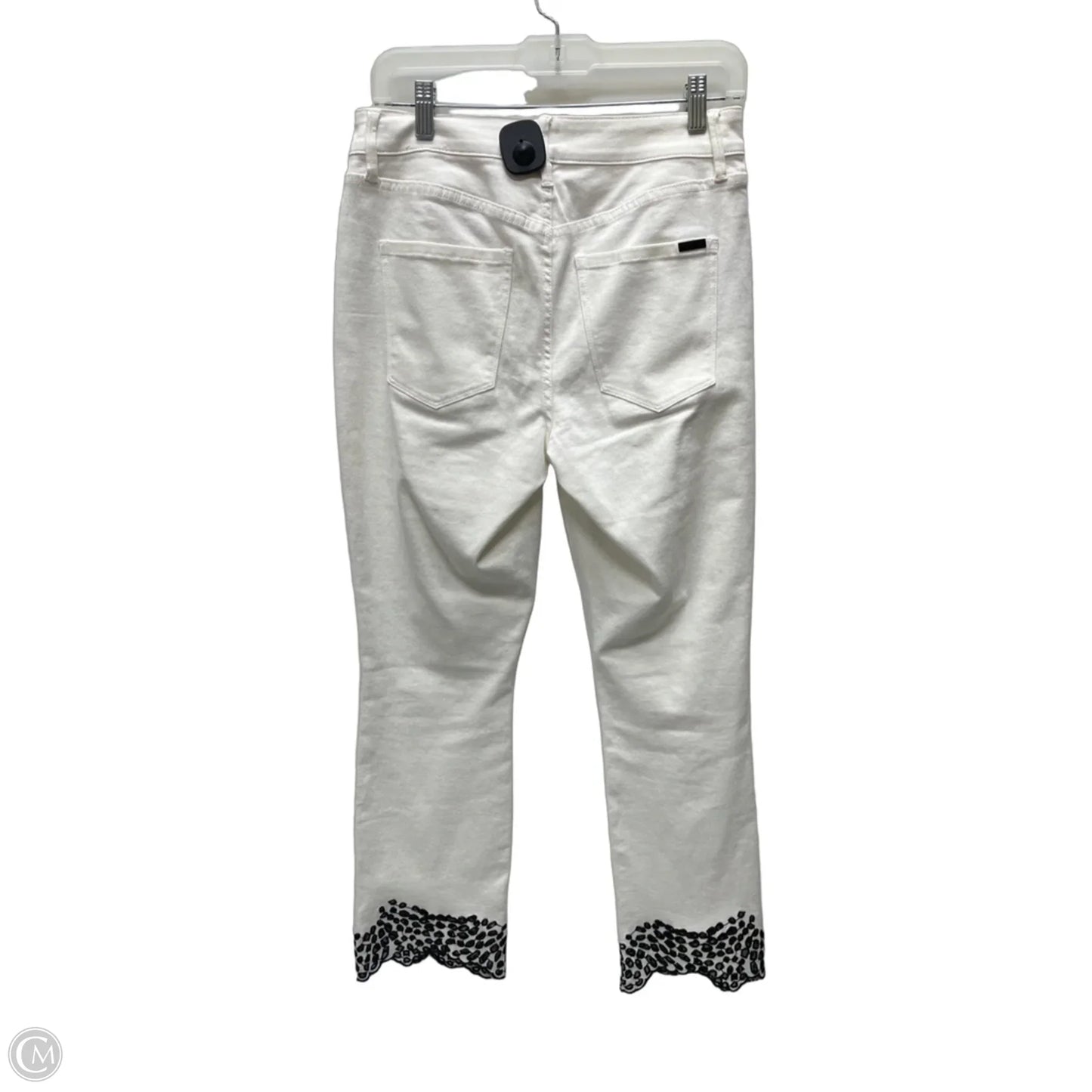 Jeans Cropped By White House Black Market In White, Size: 4l