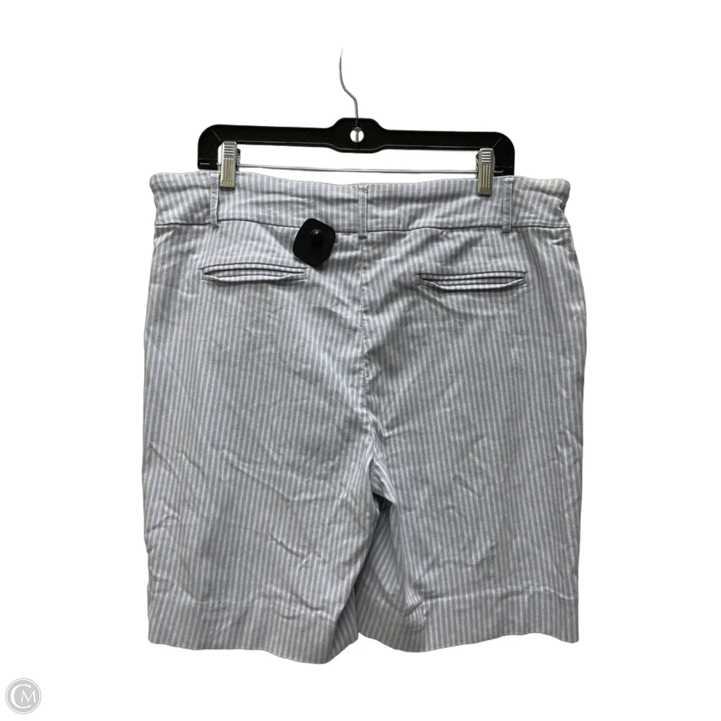 Shorts By Hilary Radley In Striped Pattern, Size: 16