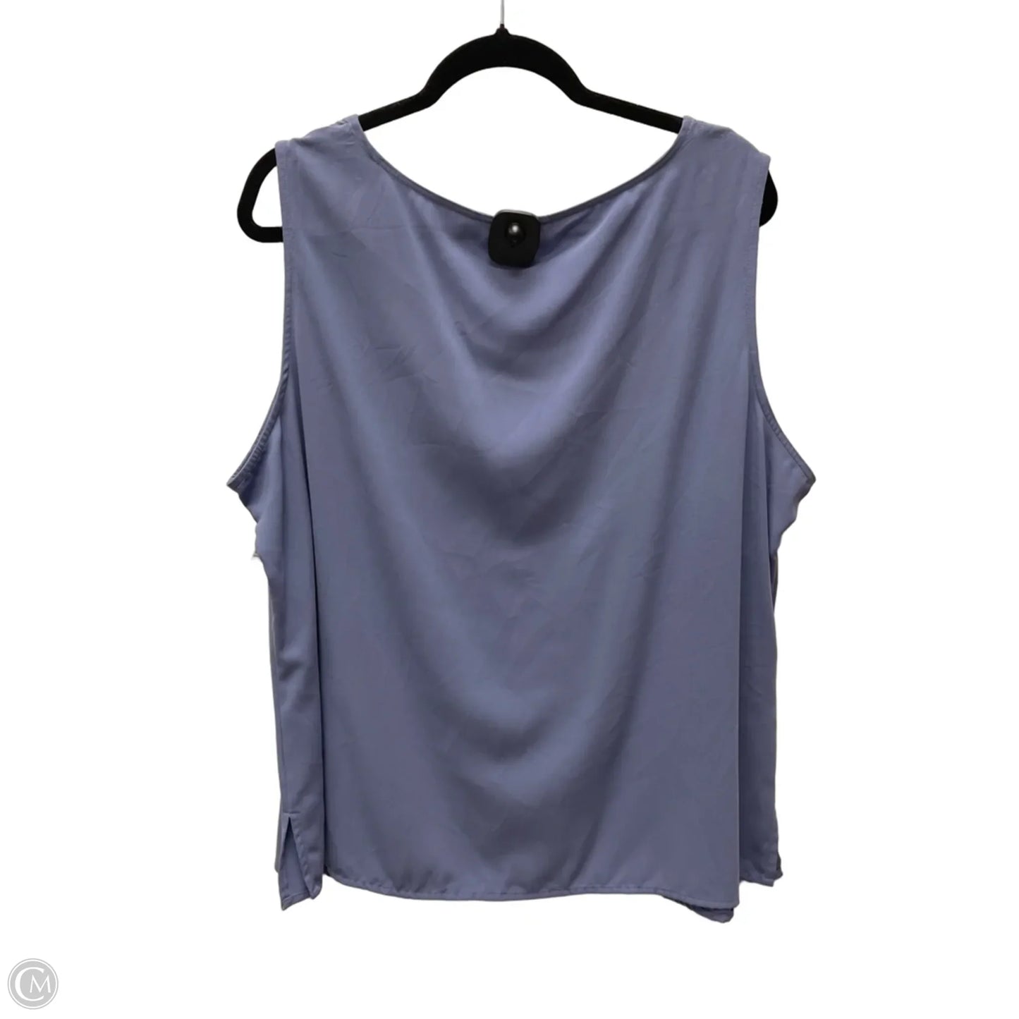Top Sleeveless By Elementz In Blue, Size: 3x