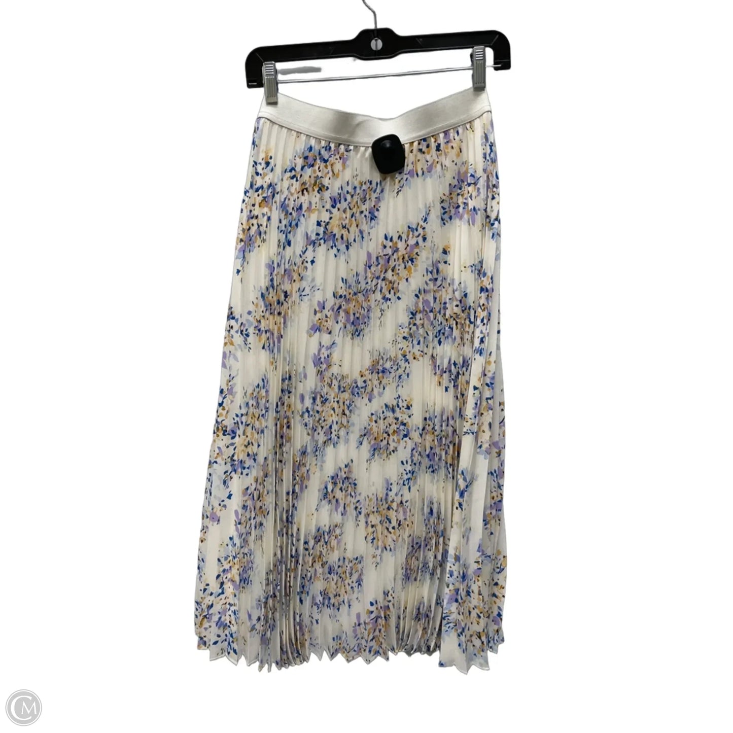 Skirt Midi By Vince Camuto In Floral Print, Size: 12