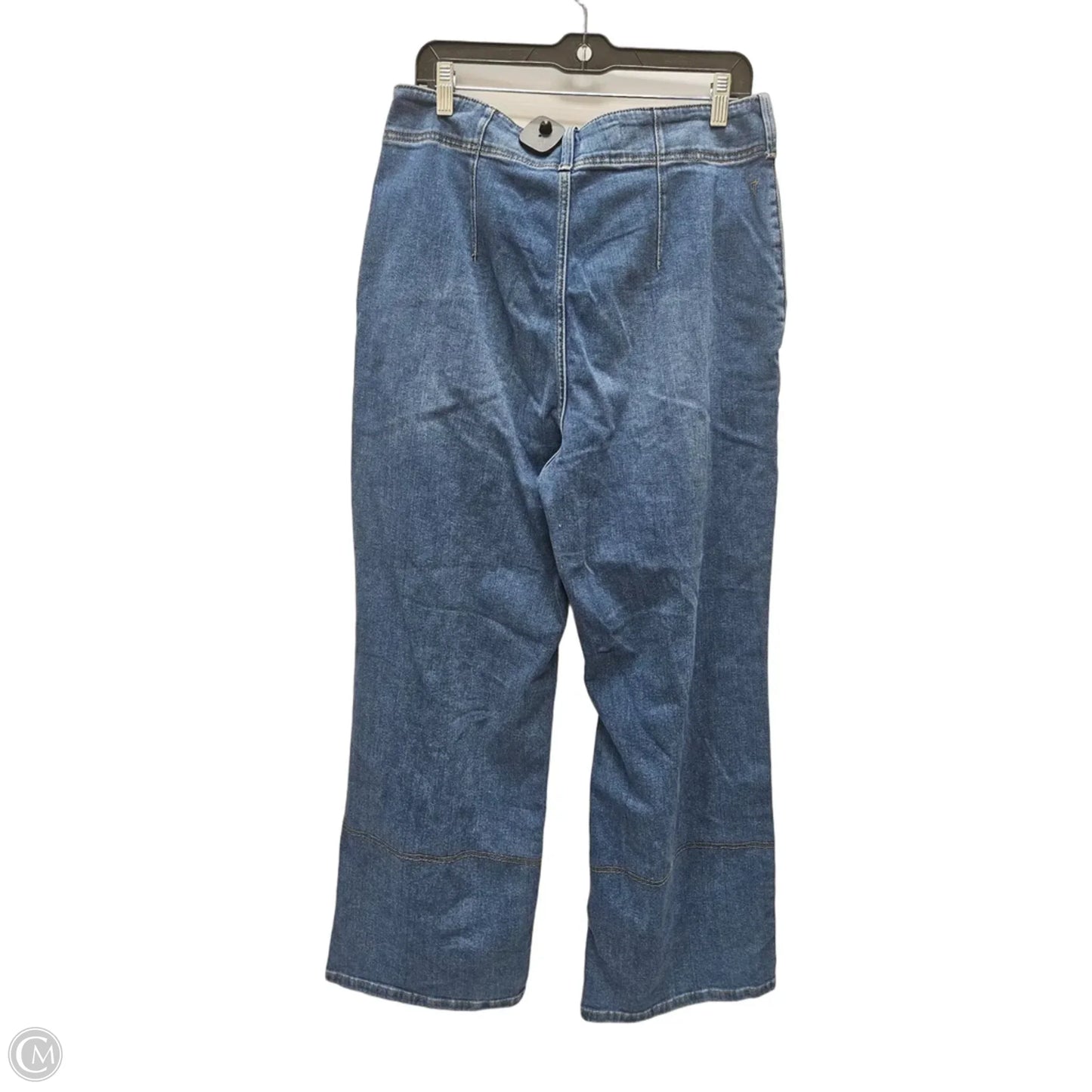 Jeans Wide Leg By Pilcro In Blue Denim, Size: 16