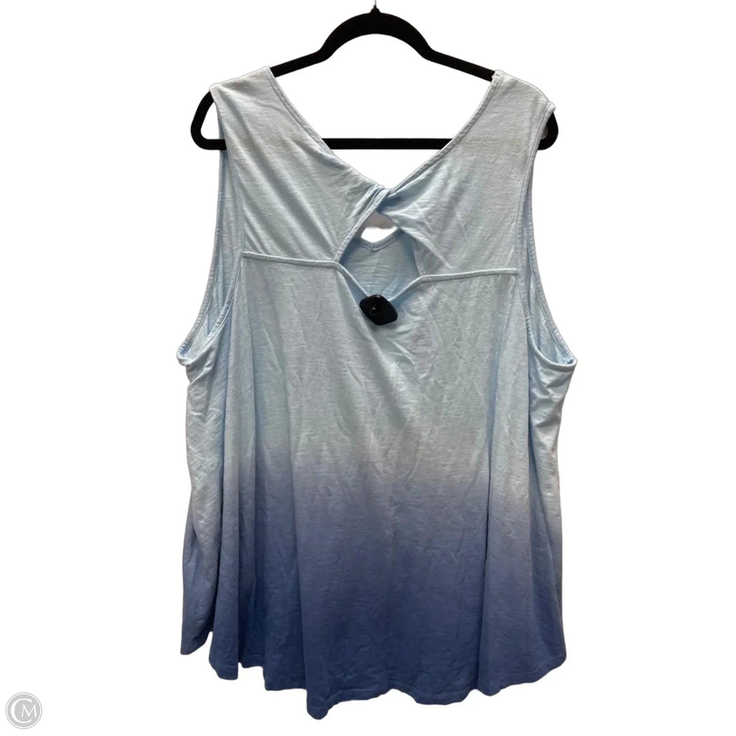 Top Sleeveless By Terra & Sky In Ombre Print, Size: 3x