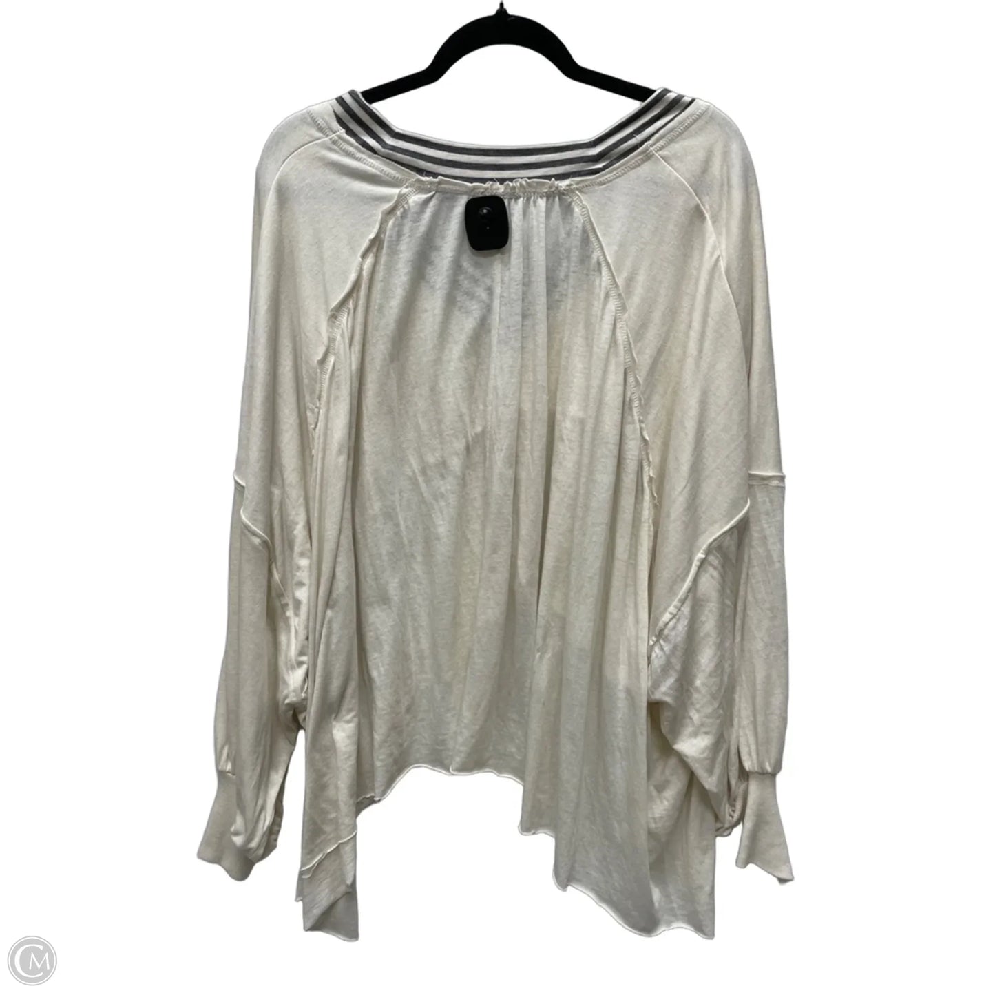 Top Long Sleeve By Free People In Cream, Size: M