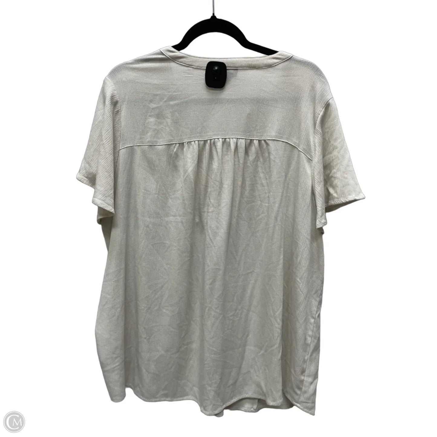 Top Short Sleeve By Torrid In Beige, Size: 2x