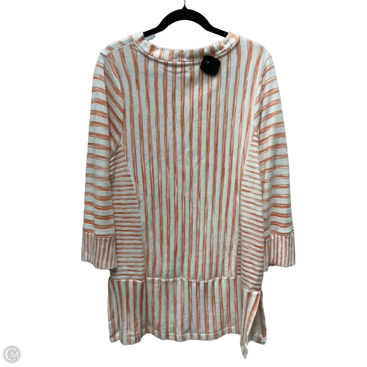 Tunic Long Sleeve By Soft Surroundings In Striped Pattern, Size: Xl