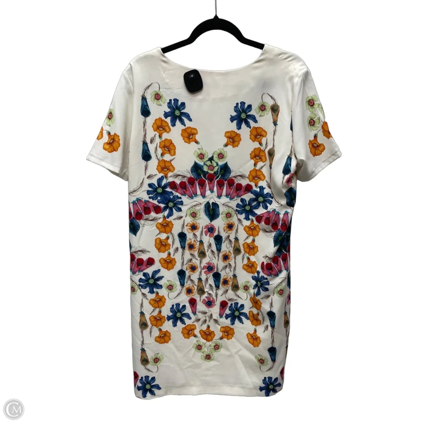 Dress Casual Short By Desigual In Floral Print, Size: L