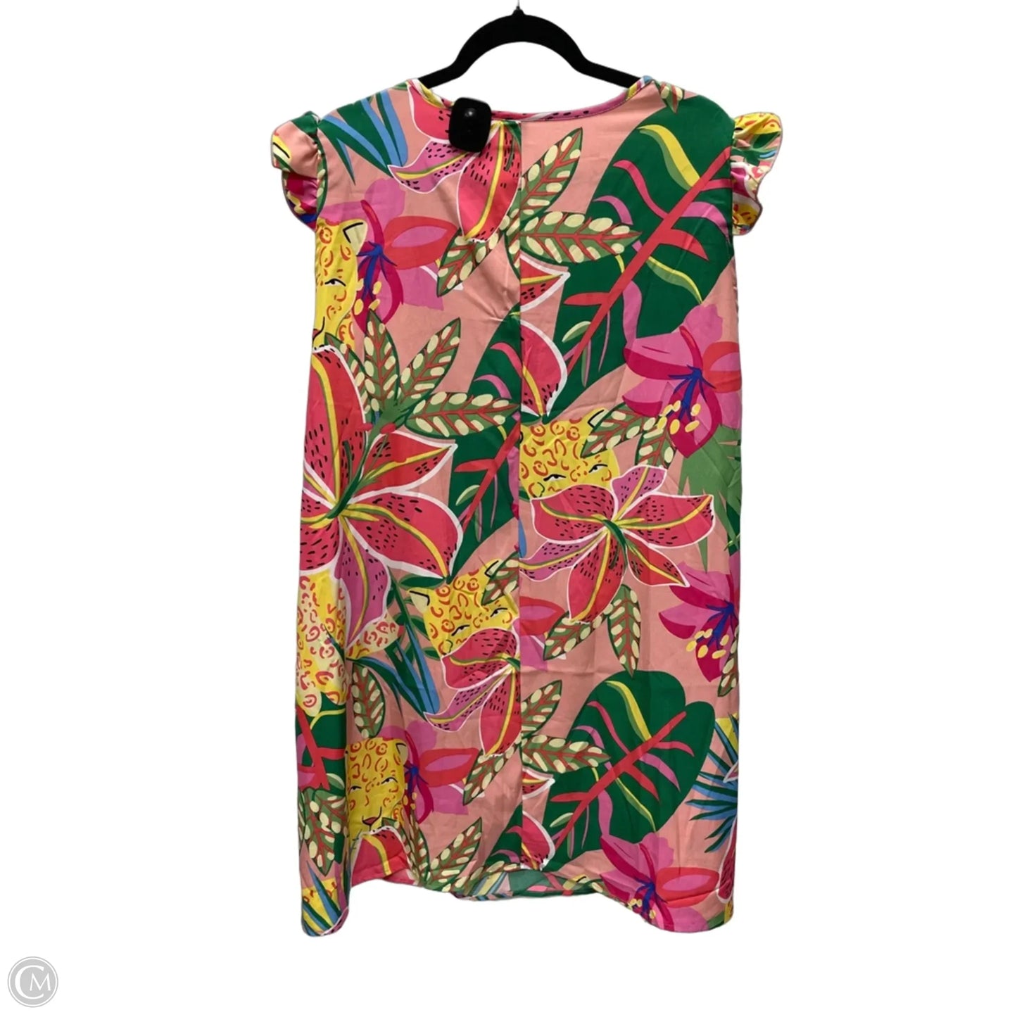 Dress Casual Short By Shein In Tropical Print, Size: 3x