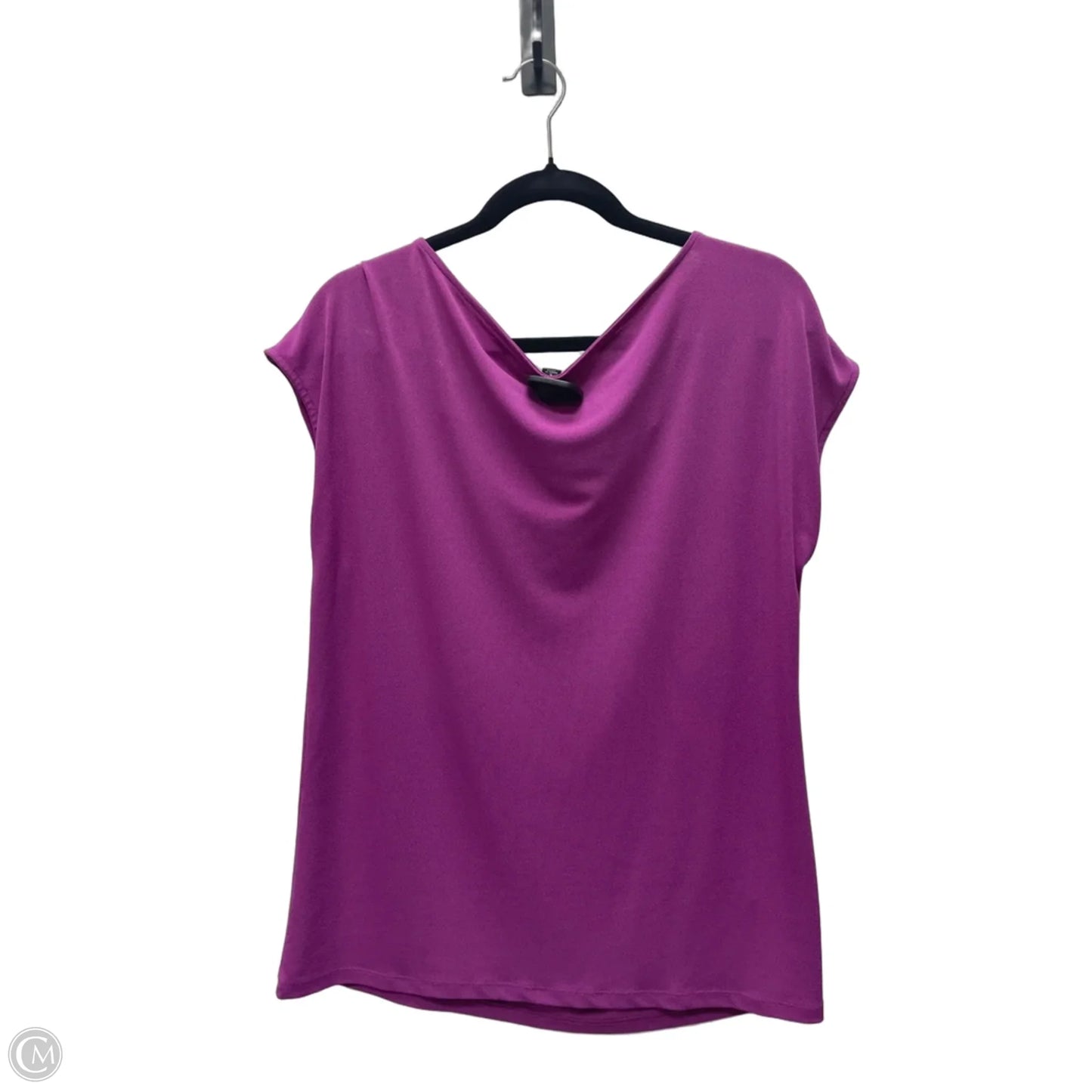 Top Sleeveless By Ann Taylor In Purple, Size: L