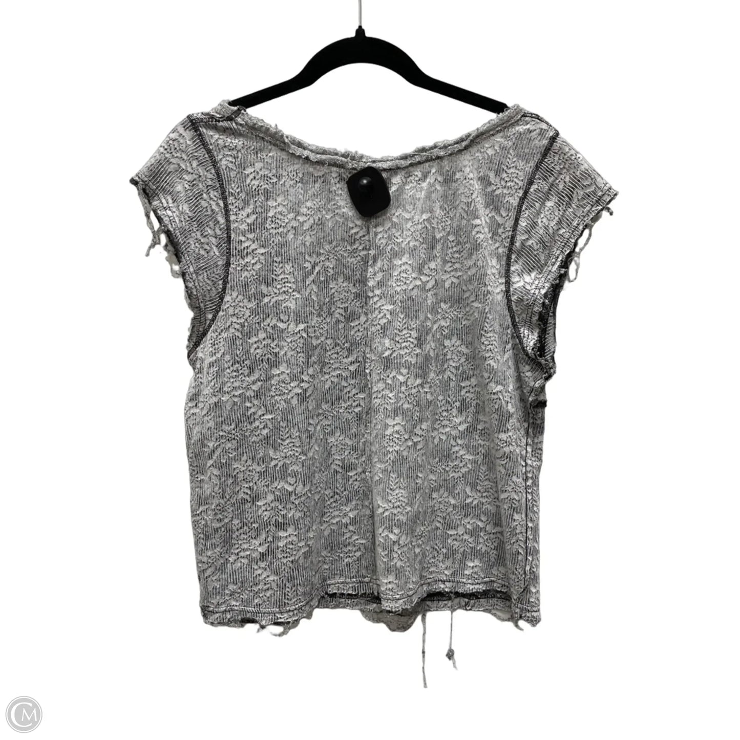 Top Short Sleeve By We The Free In Grey, Size: L