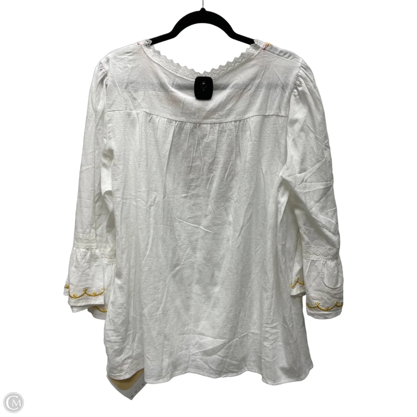 Top Long Sleeve By Clothes Mentor In Floral Print, Size: 3x