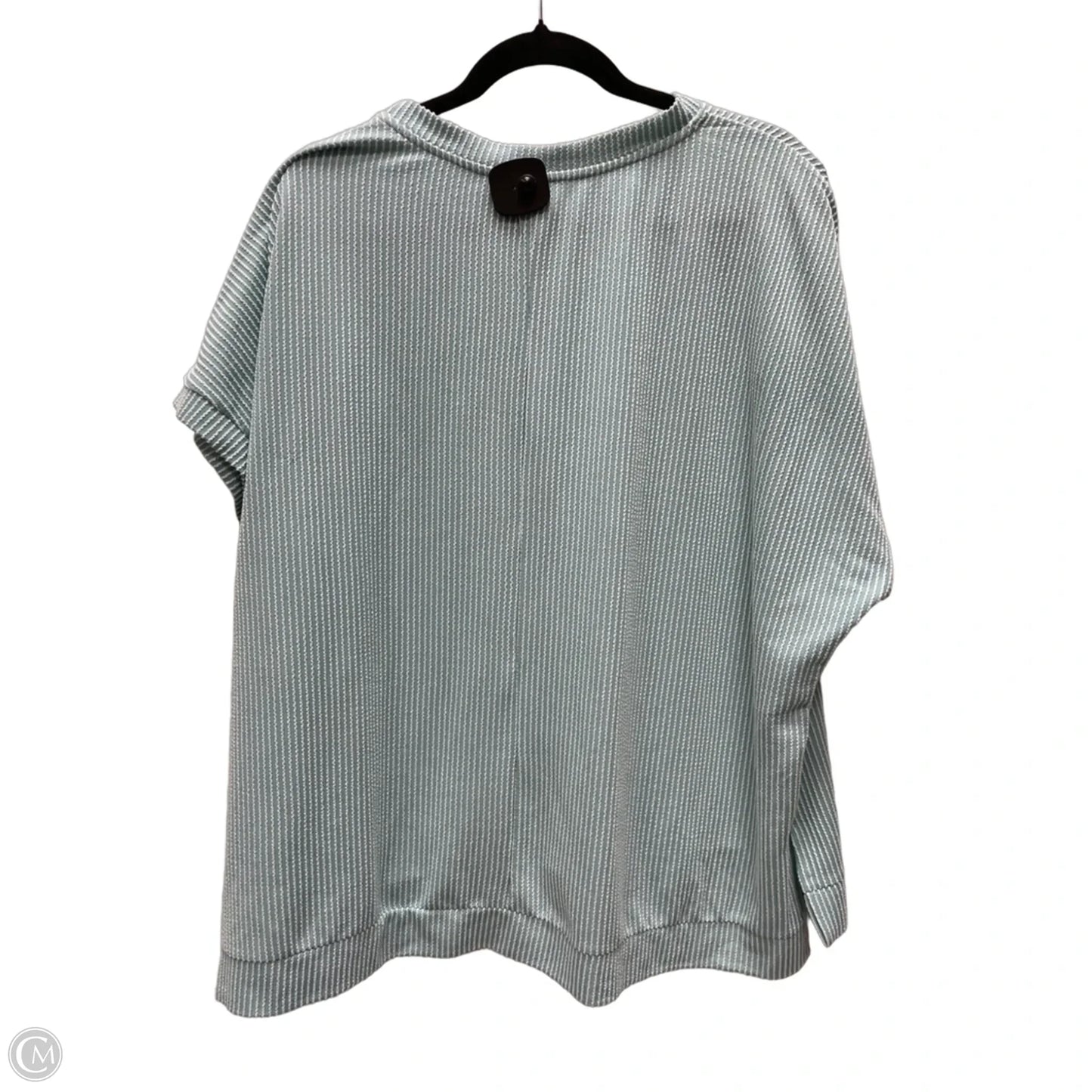 Top Short Sleeve By Dokotoo In Aqua, Size: L