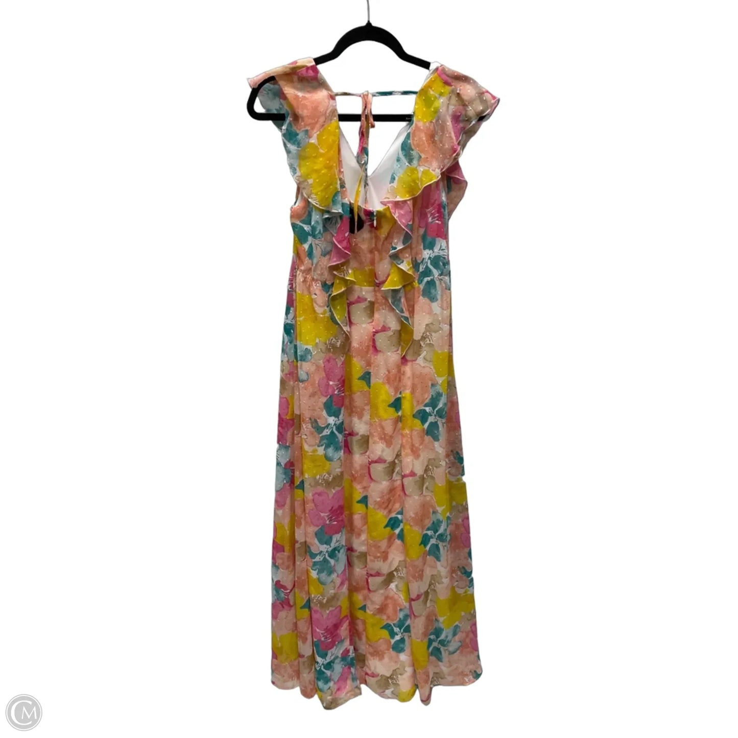 Dress Casual Maxi By Cato In Floral Print, Size: L