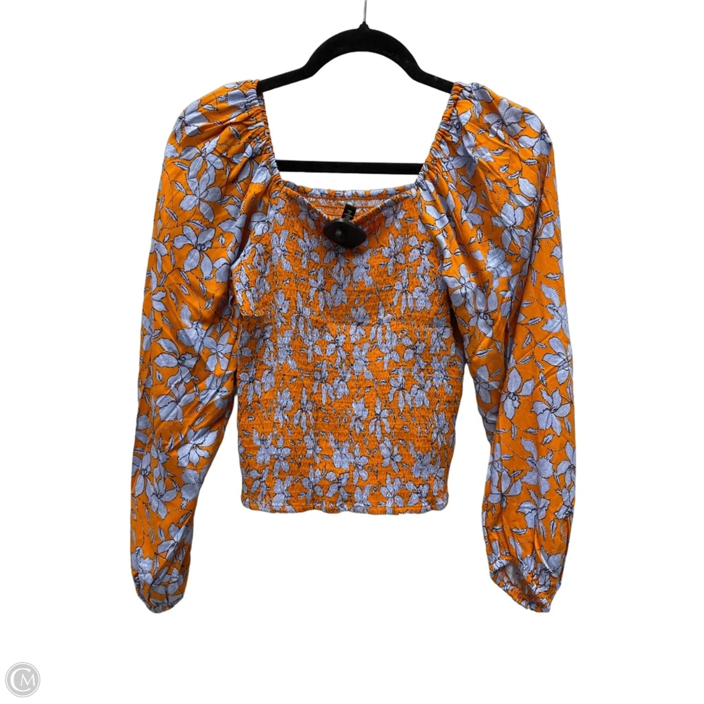 Top Long Sleeve By Jessica Simpson In Floral Print, Size: M