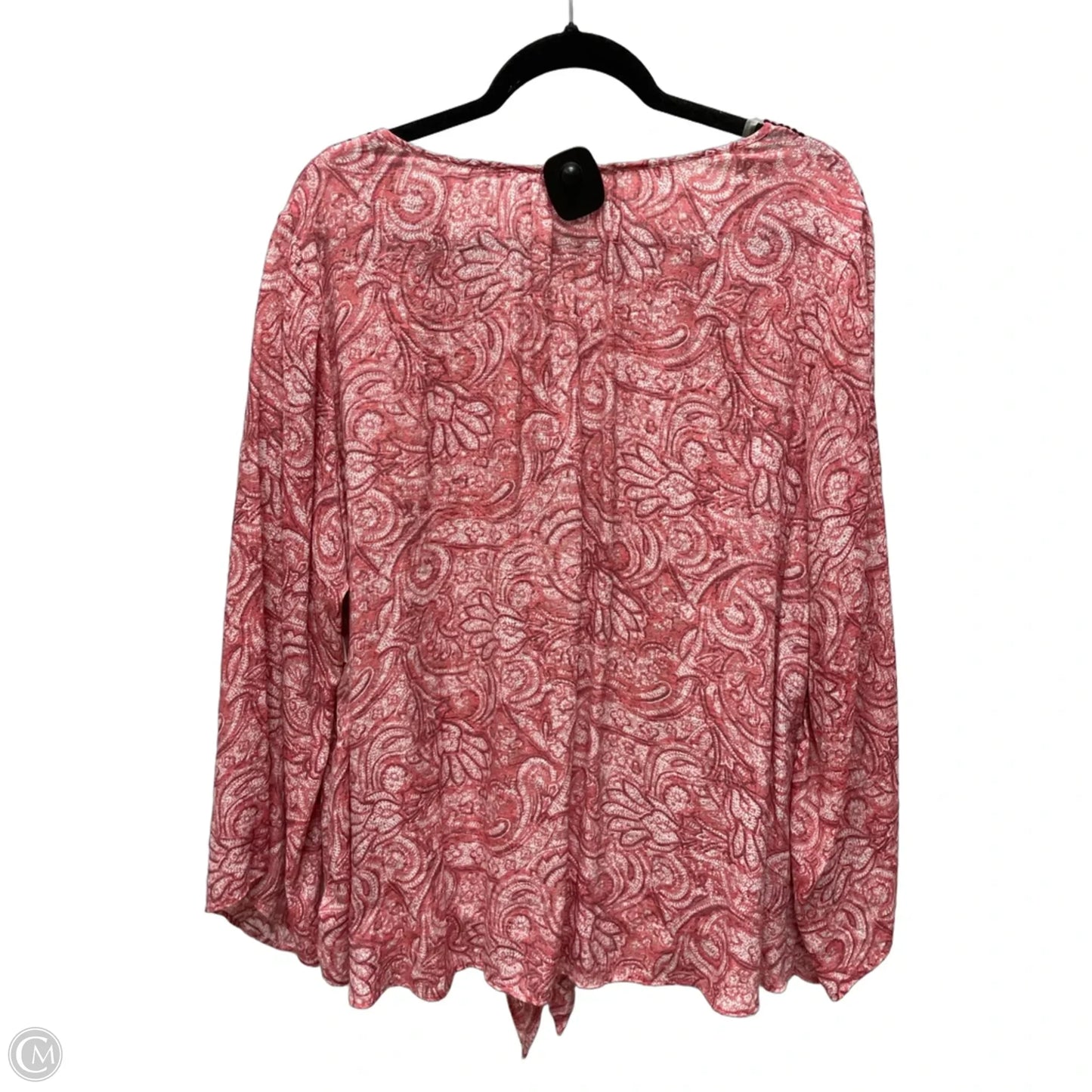 Top Long Sleeve By New Directions In Floral Print, Size: Xl