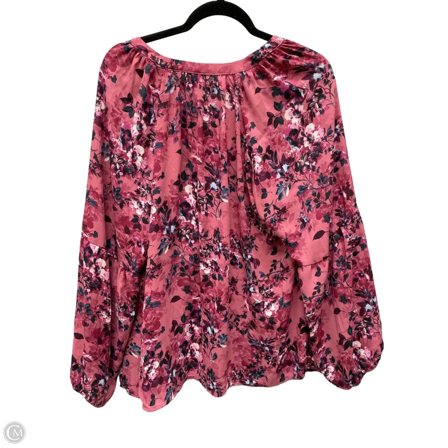 Blouse Long Sleeve By Torrid In Floral Print, Size: 2x