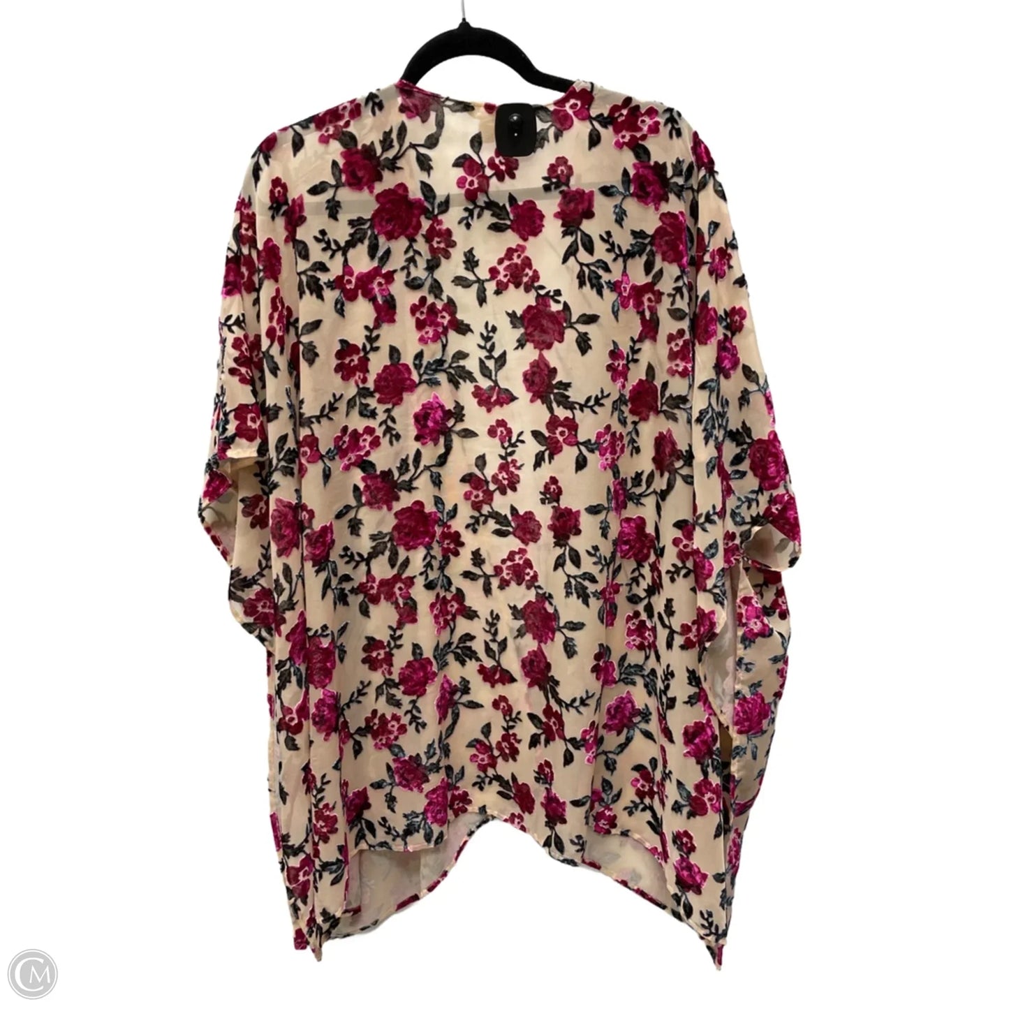 Cardigan By Japna In Floral Print, Size: L