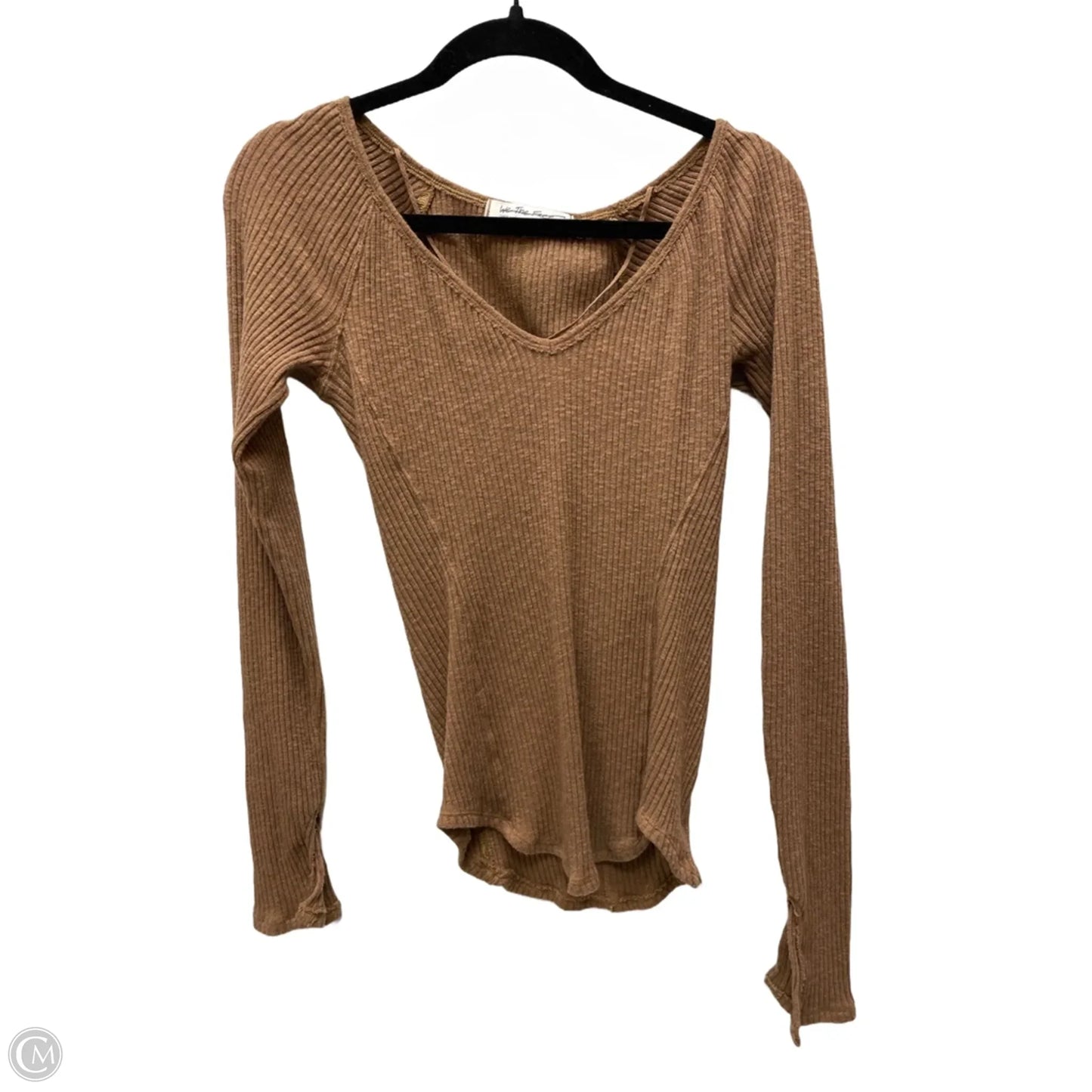 Top Long Sleeve By We The Free In Brown, Size: L