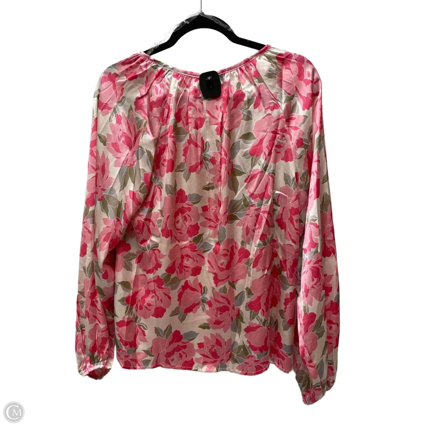Blouse Long Sleeve By Emily Wonder In Floral Print, Size: M
