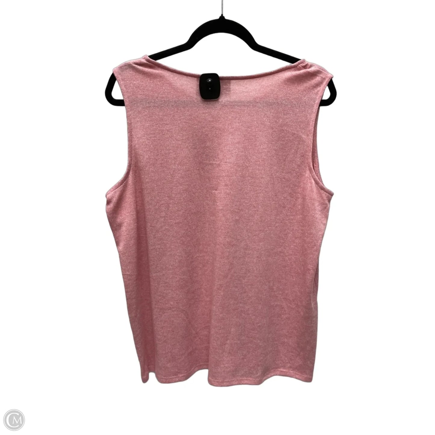 Top Sleeveless By Chicos In Pink, Size: Xl