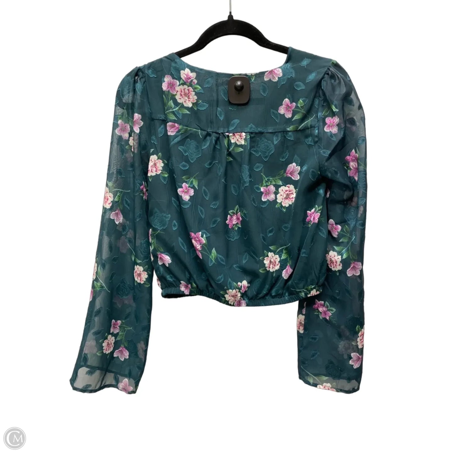 Blouse Long Sleeve By Mi Ami In Floral Print, Size: Xs