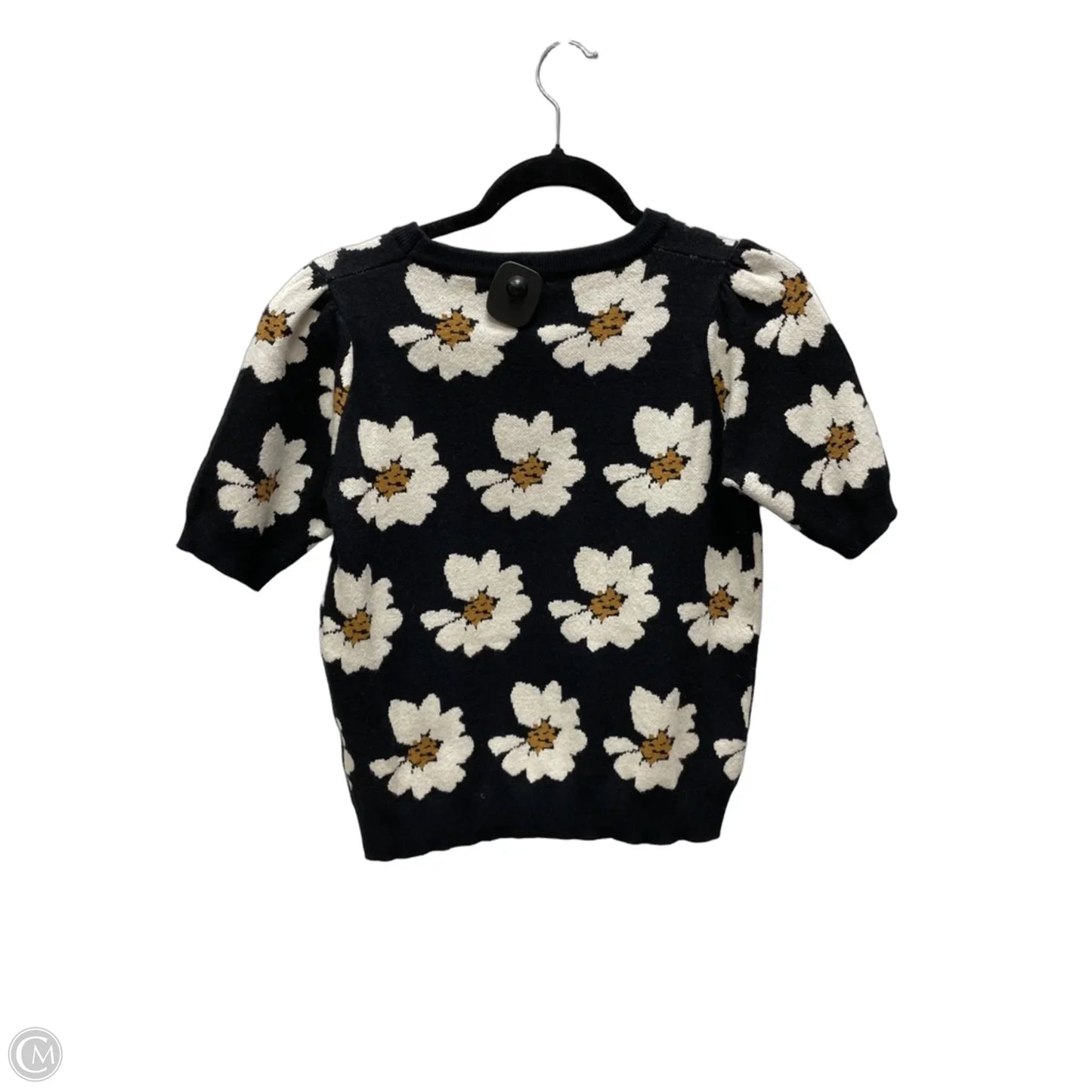 Sweater Short Sleeve By Tcec In Floral Print, Size: S