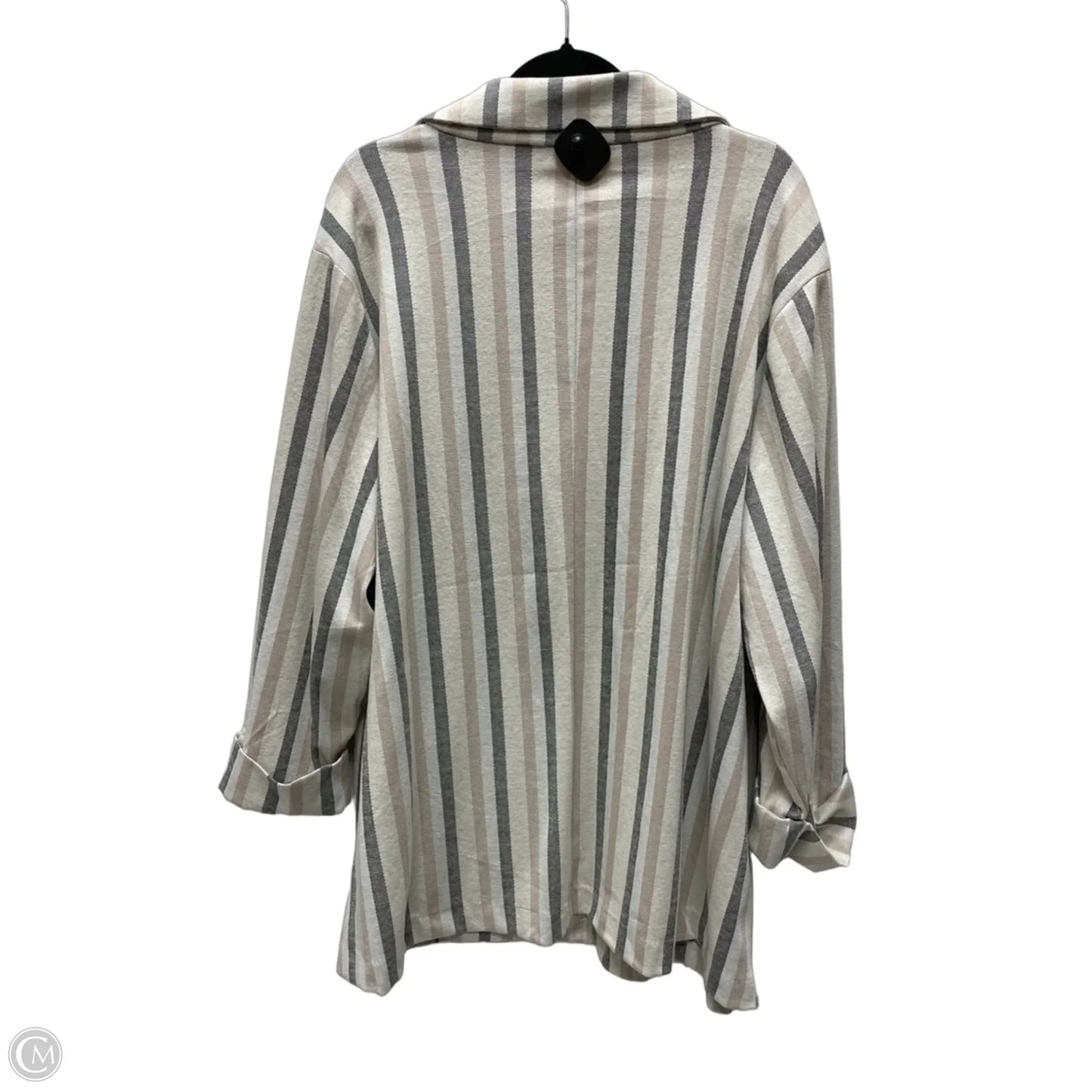 Blazer By Cato In Striped Pattern, Size: 3x