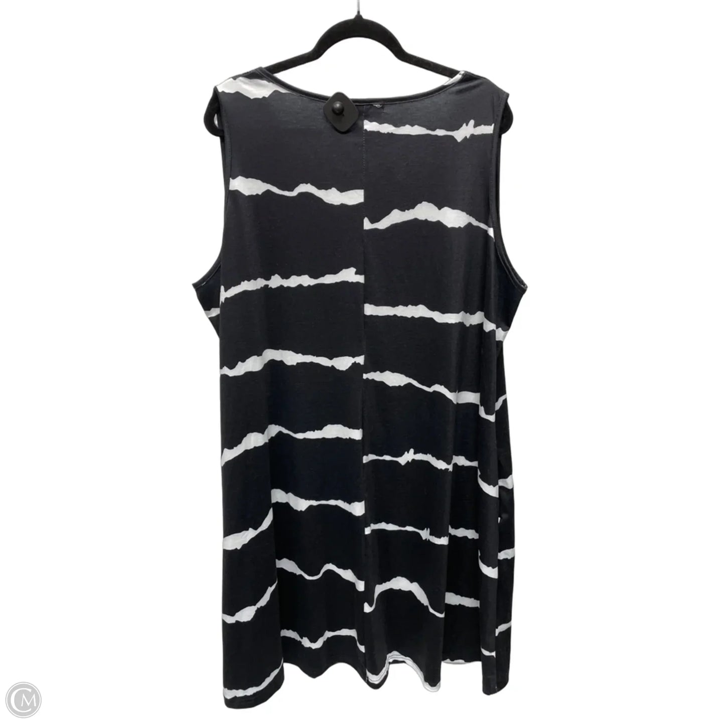 Dress Casual Short By Clothes Mentor In Tie Dye Print, Size: 4x