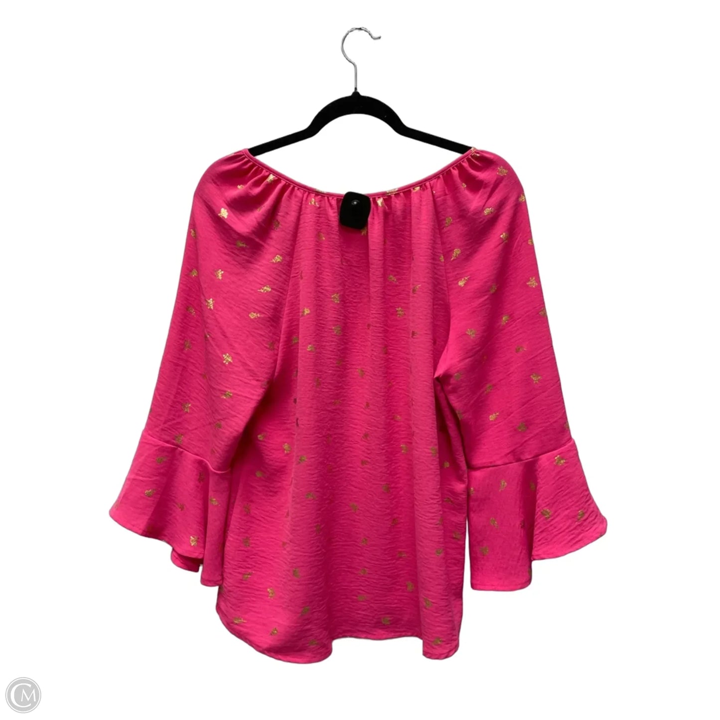 Top 3/4 Sleeve By Clothes Mentor In Floral Print, Size: M