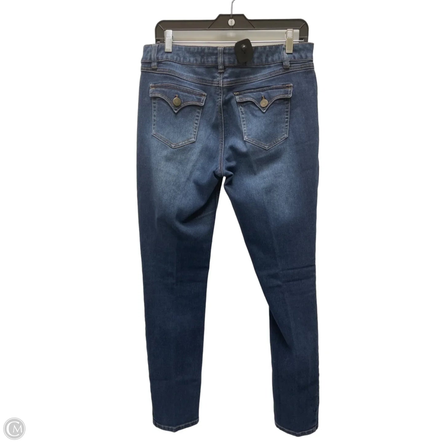 Jeans Straight By D Jeans In Blue Denim, Size: 12