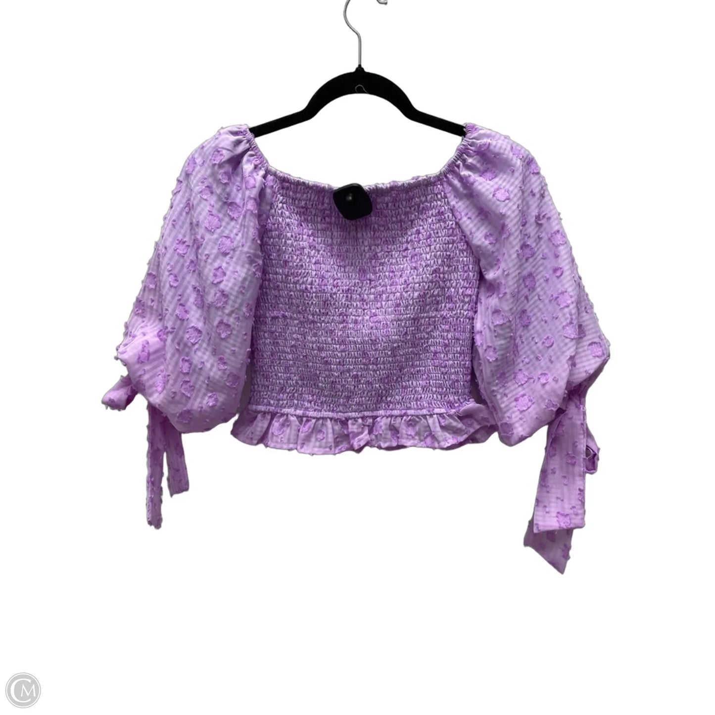 Top Short Sleeve By Clothes Mentor In Purple, Size: S