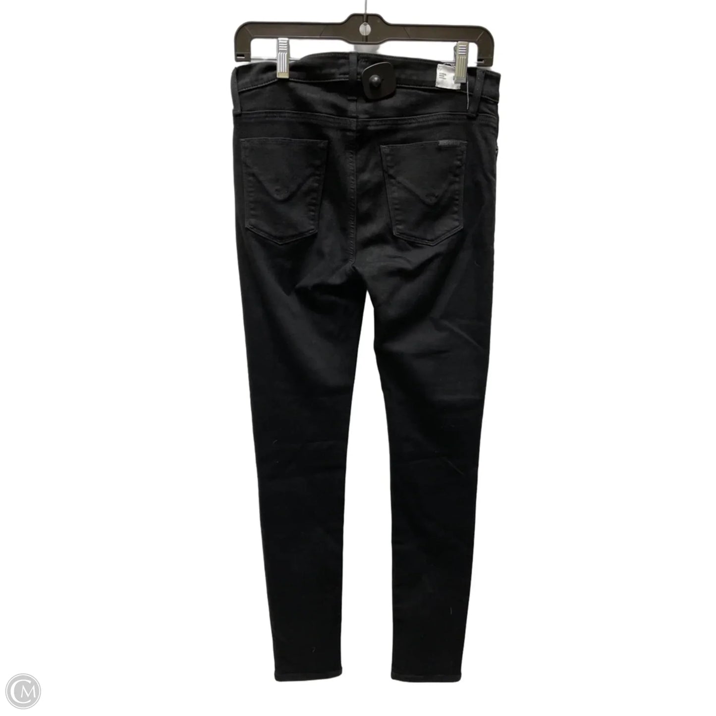 Jeans Skinny By Hudson In Black Denim, Size: 6