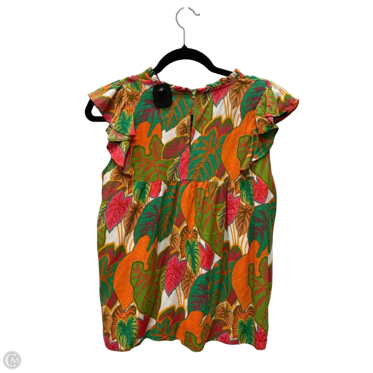 Blouse Short Sleeve By Rose And Olive In Floral Print, Size: S