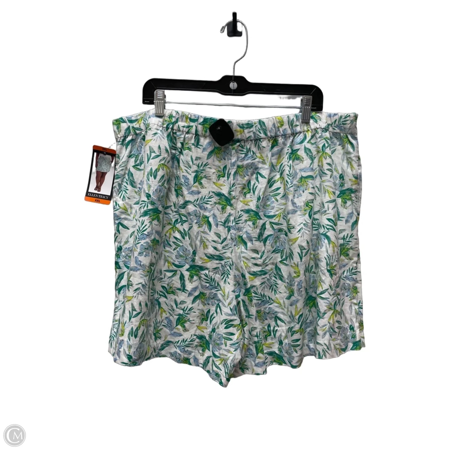 Skort By Ellen Tracy In Floral Print, Size: 20