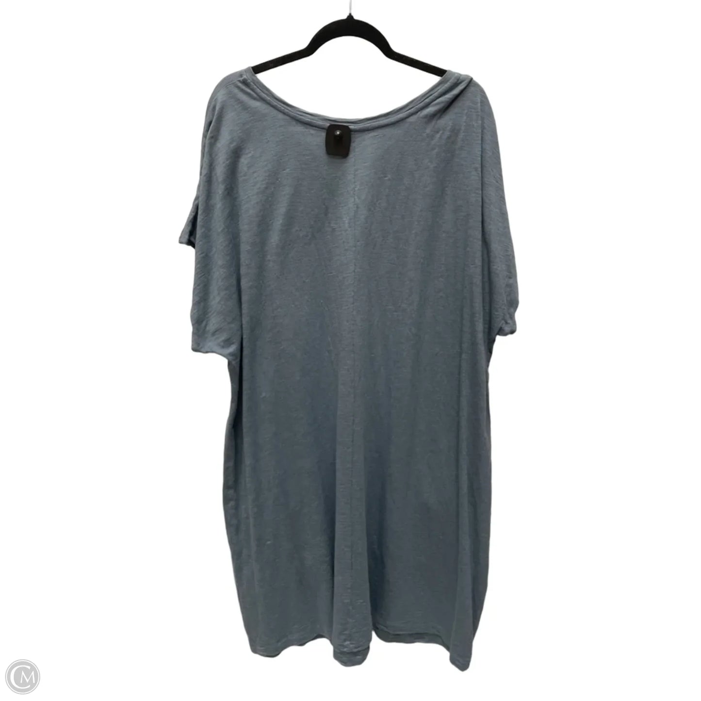 Dress Casual Short By Logo In Blue, Size: 3x