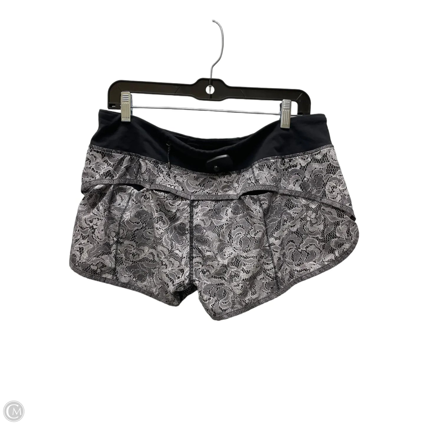 Athletic Shorts By Lululemon In Floral Print, Size: 10
