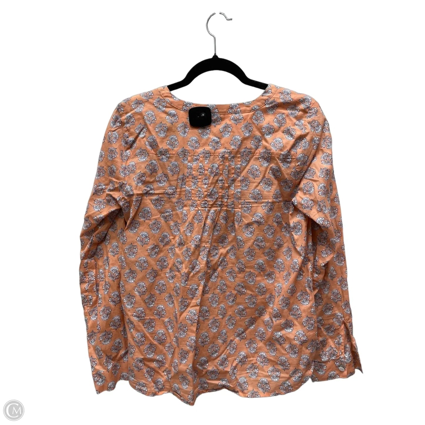 Top Long Sleeve By J. Jill In Floral Print, Size: Xs