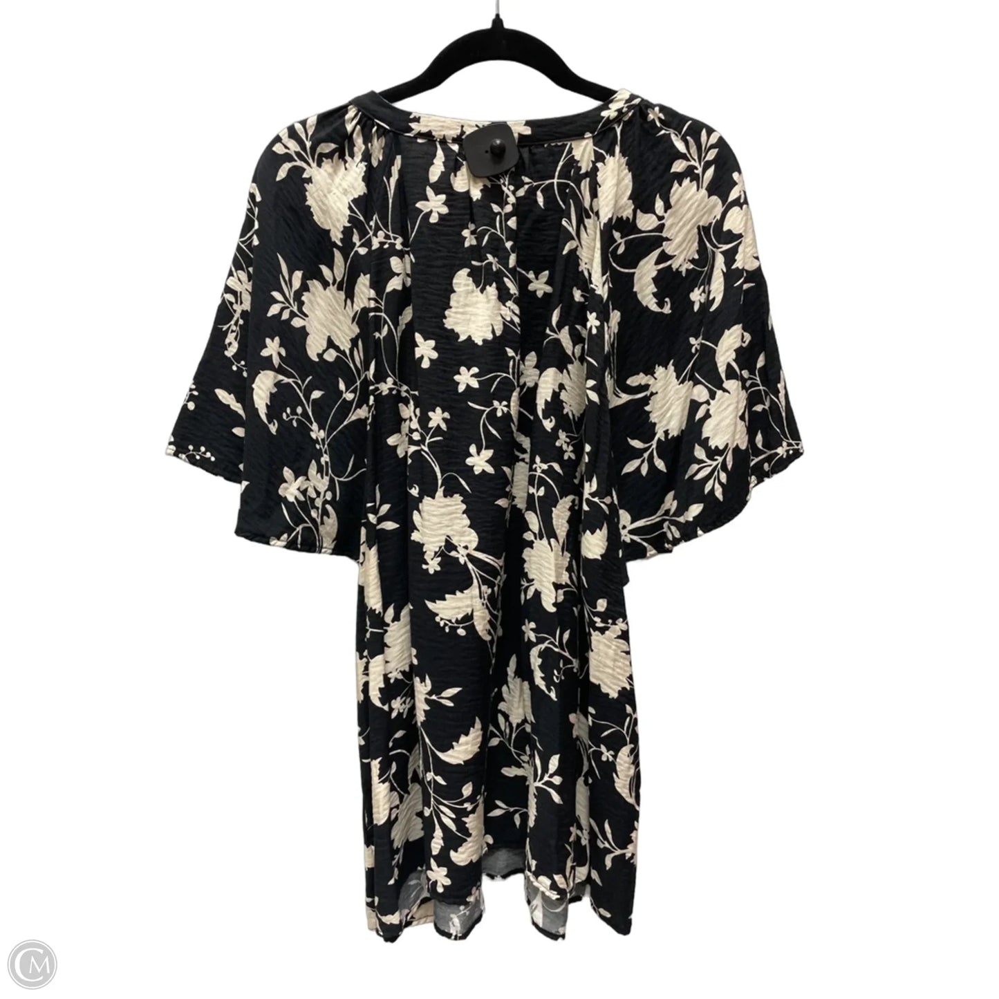 Top Short Sleeve By Ava & Viv In Floral Print, Size: 3x