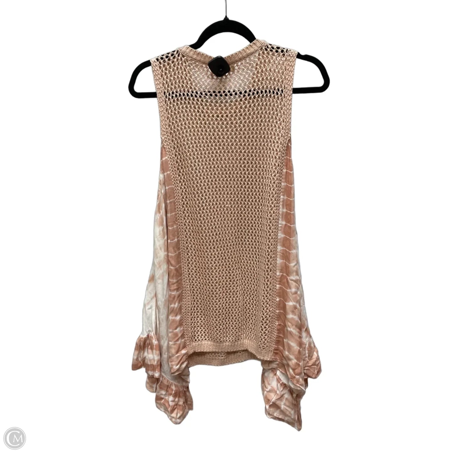 Top Sleeveless By Entro In Tie Dye Print, Size: L