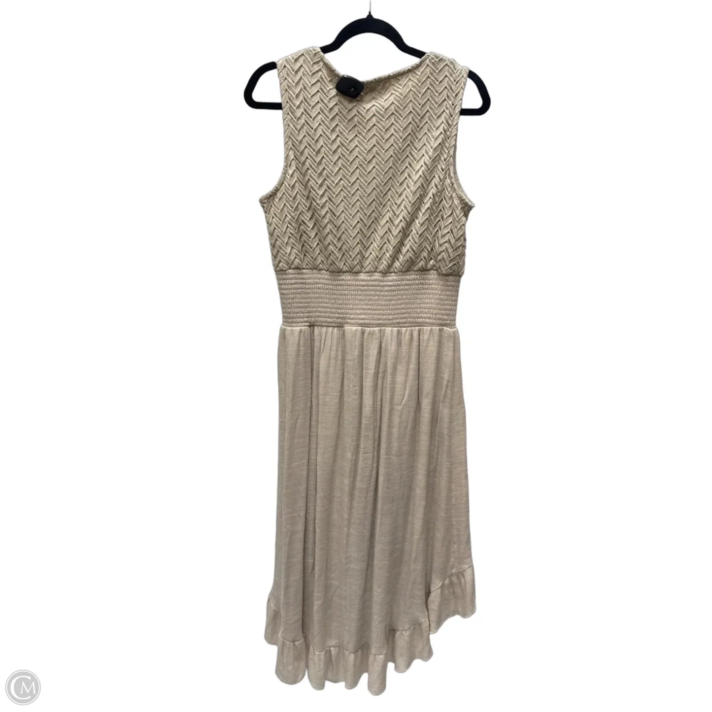 Dress Casual Short By Clothes Mentor In Tan, Size: Xl