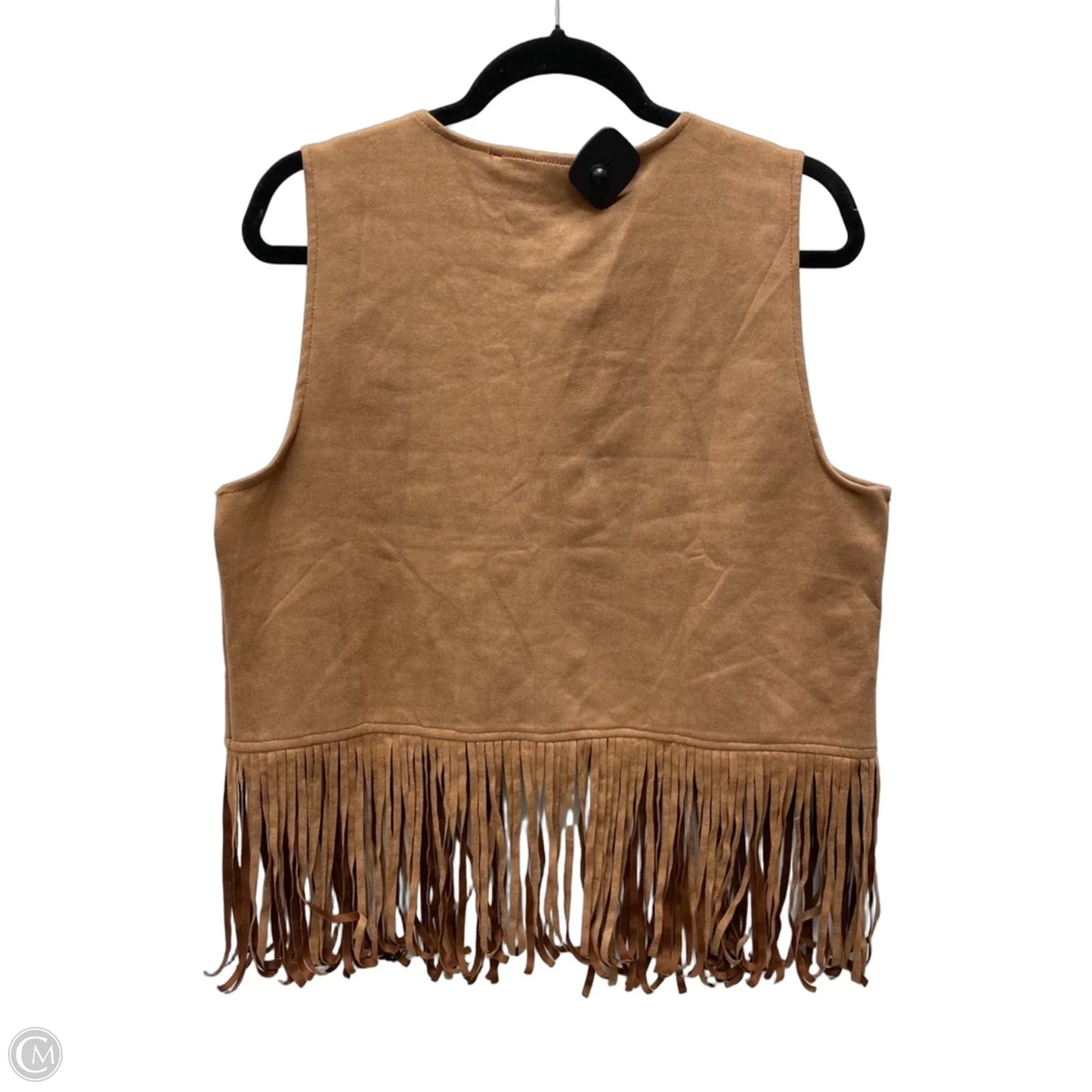 Vest Other By Clothes Mentor In Brown, Size: L