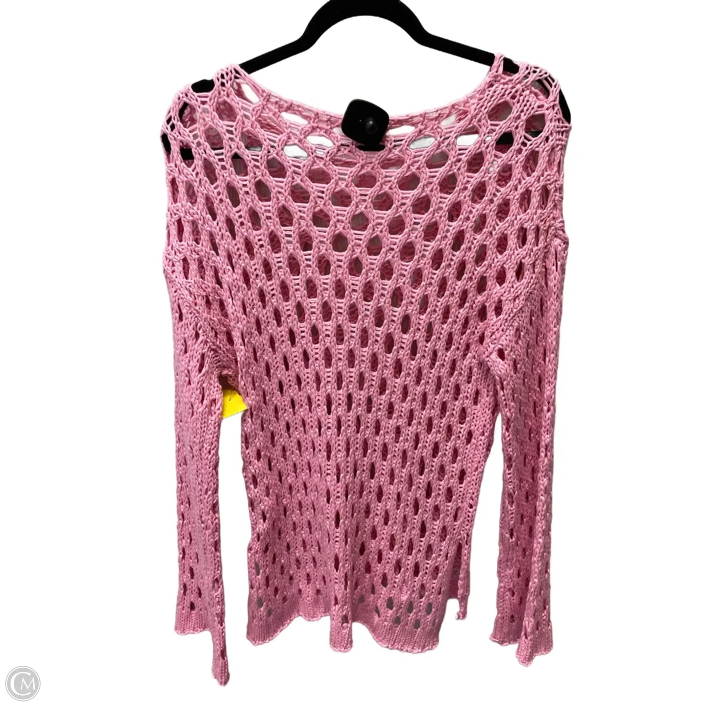 Sweater By Pink Lily In Pink, Size: S