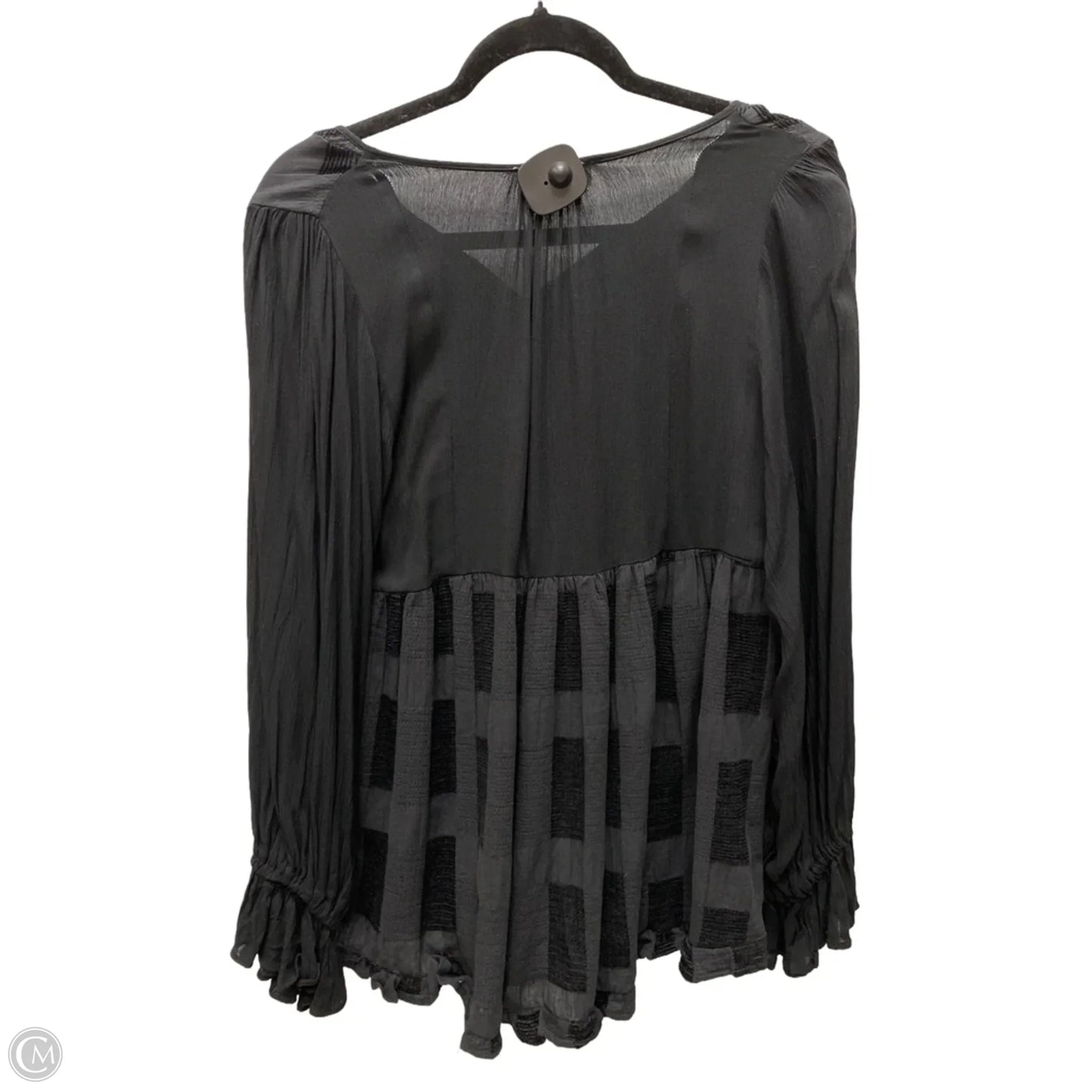 Top Long Sleeve By Umgee In Black, Size: L