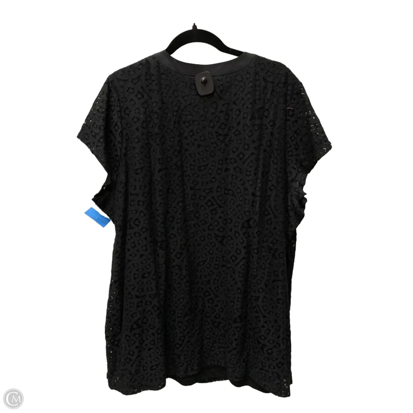 Top Sleeveless By Isaac Mizrahi Live Qvc In Black, Size: 3x