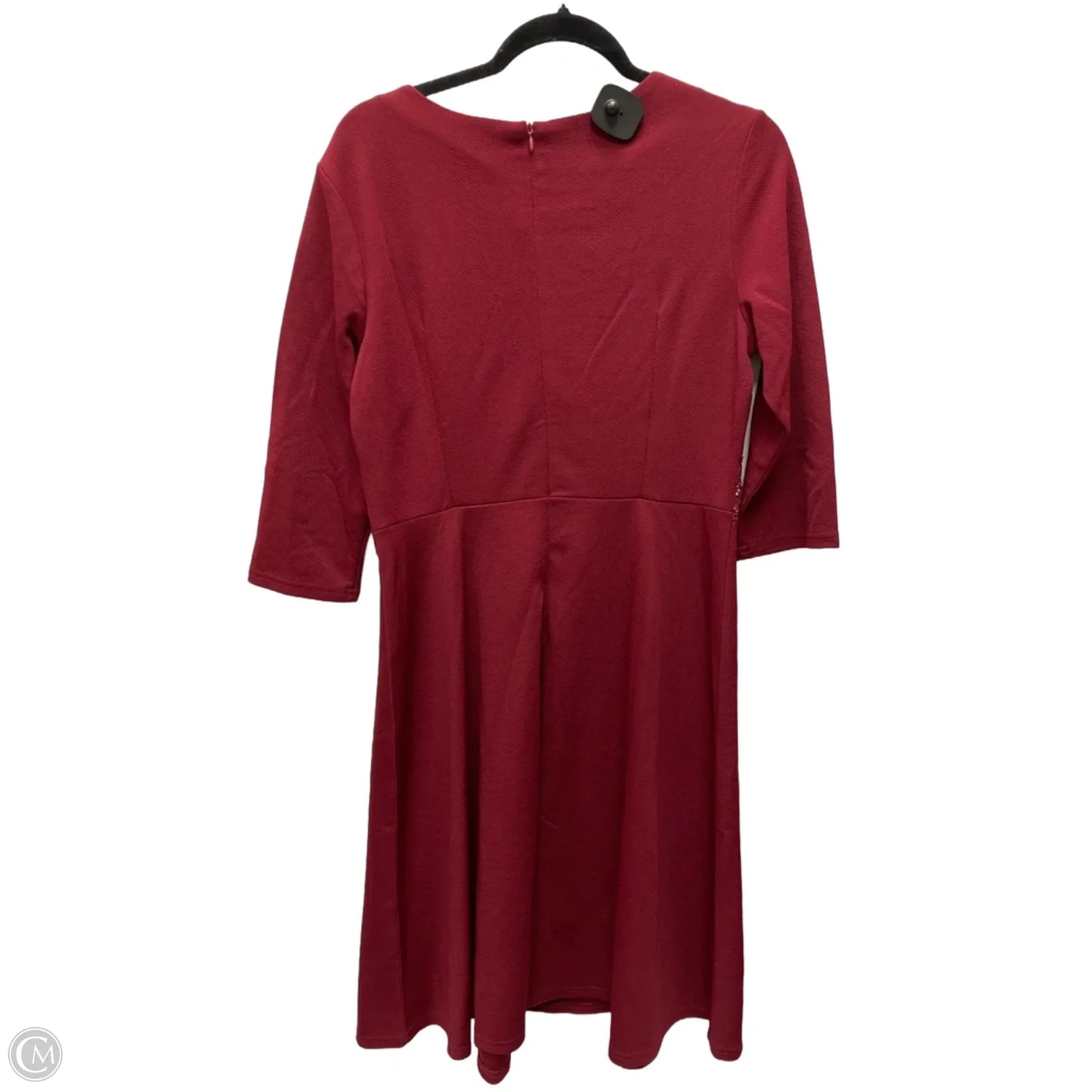 Dress Casual Short By Clothes Mentor In Red, Size: 2x