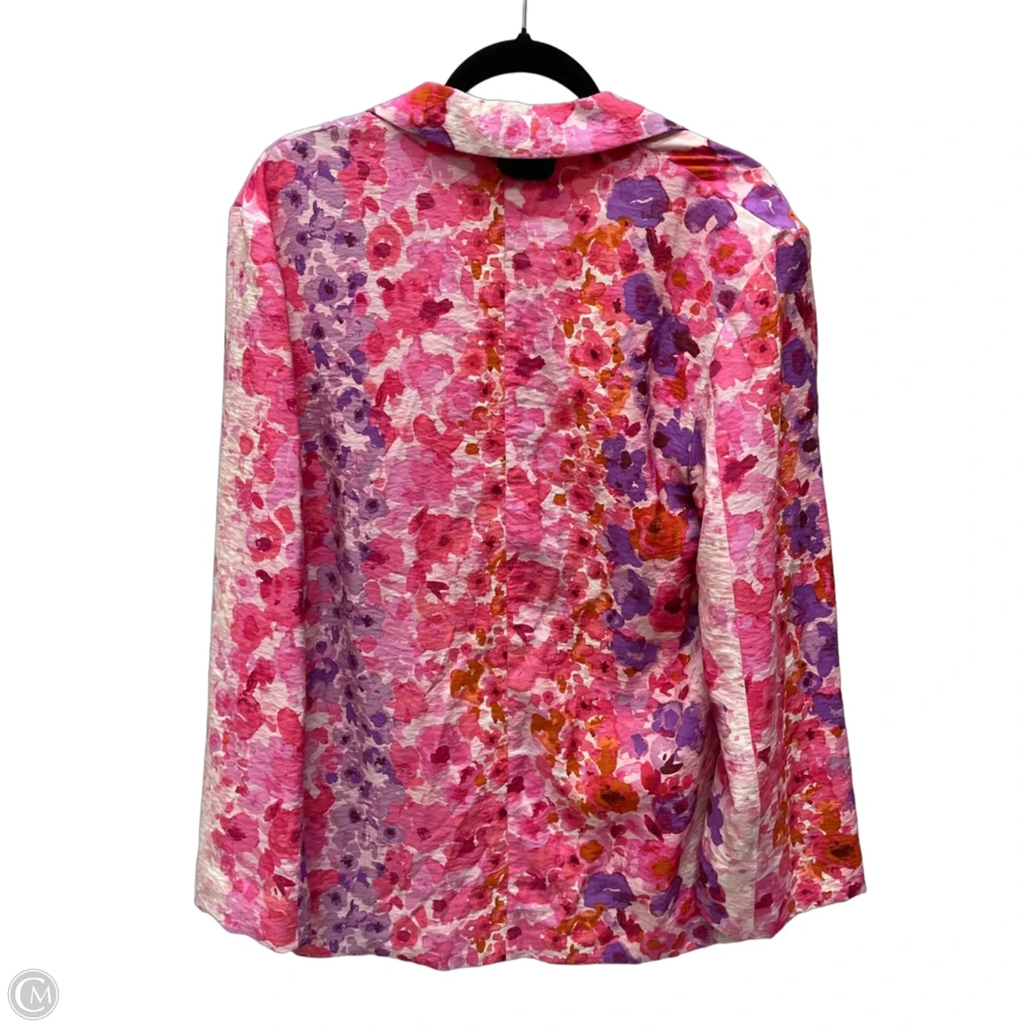 Blazer By H&m In Floral Print, Size: S
