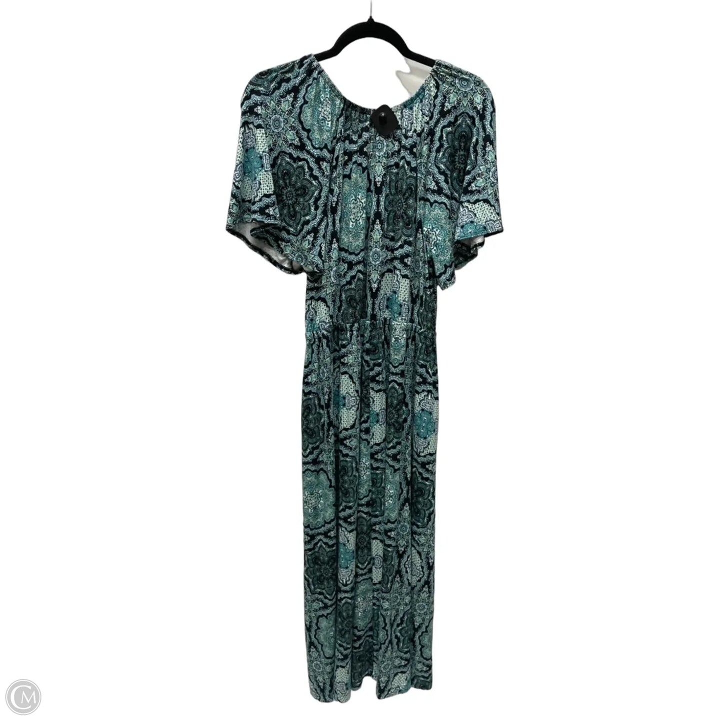 Dress Casual Midi By Lane Bryant In Geometric Pattern, Size: L
