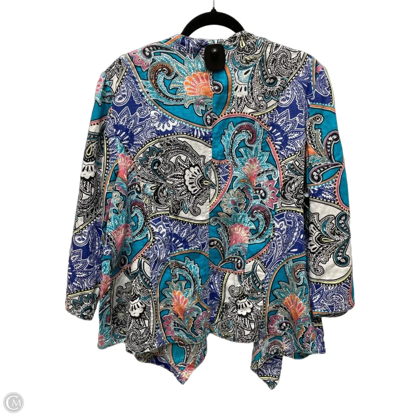 Jacket Other By Chicos In Geometric Pattern, Size: Xl